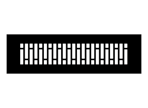 Linear B register pattern in black.