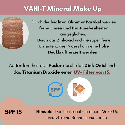 Vani-T Mineral make Up Beschreibung 2