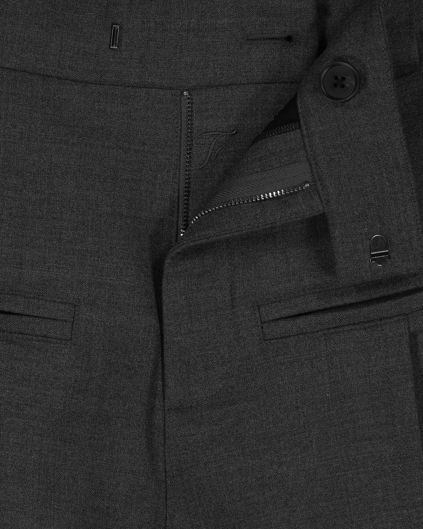 限定Ｗ特典付属 FaxCopyExpress V-Line Flared Suit Pants | vendee