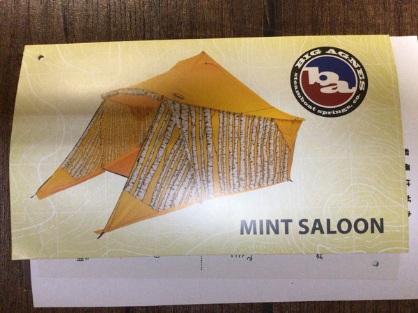 中古A】MINT SALOON（ミントサルーン）／Big Agnes（ビッグアグネス