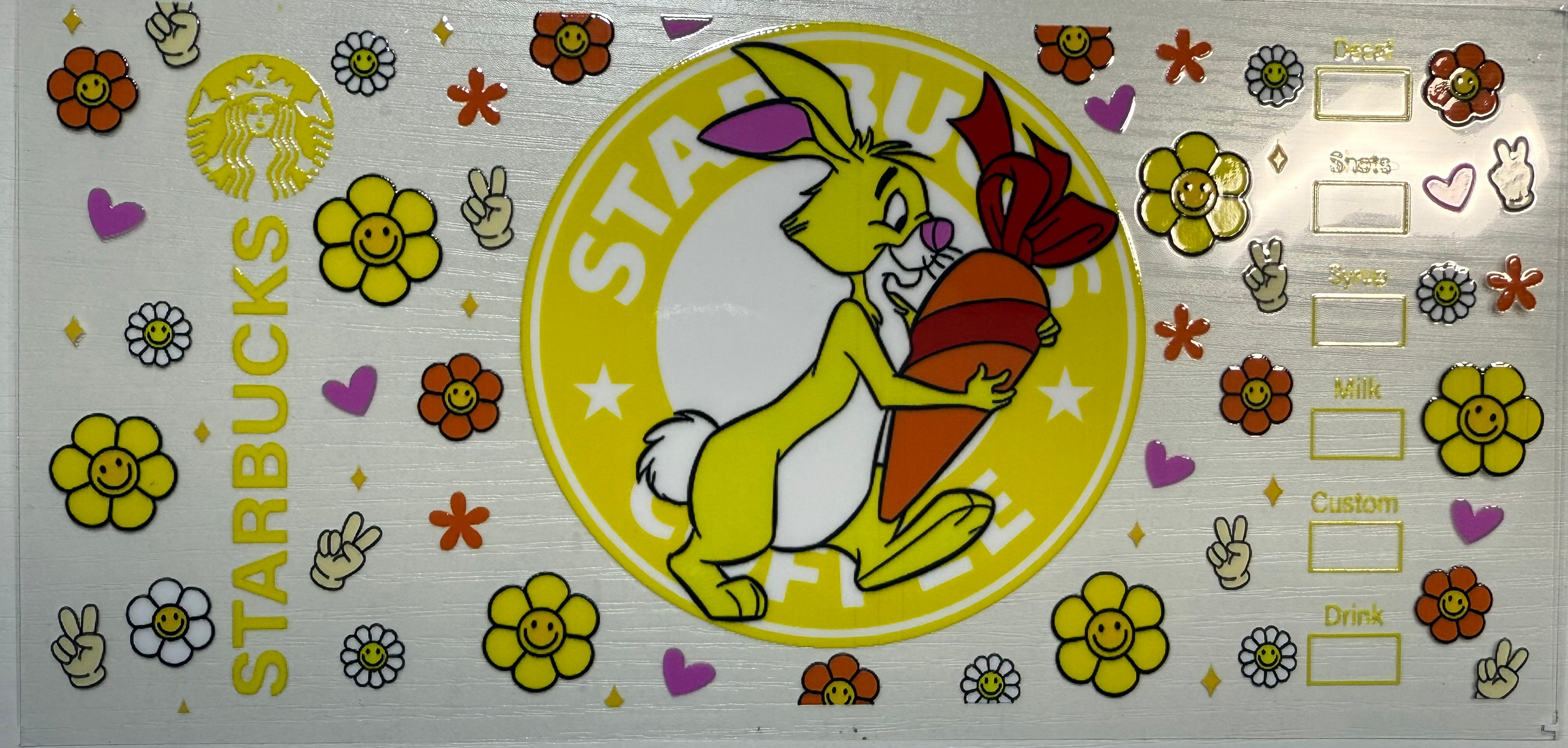 Coffee (Rabbit w/Carrot) - Wrap