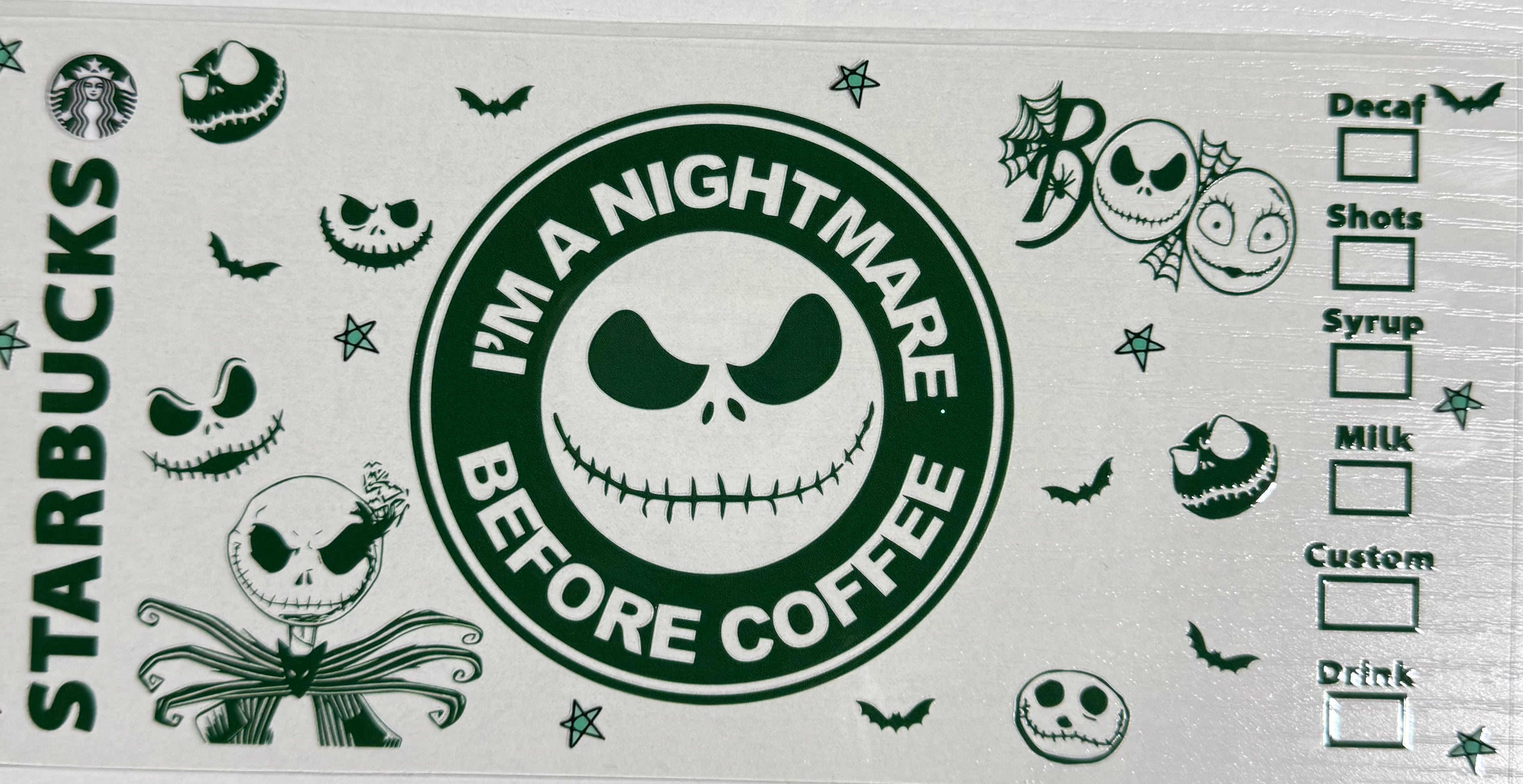 Coffee (Nightmare Before Coffee) - Wrap