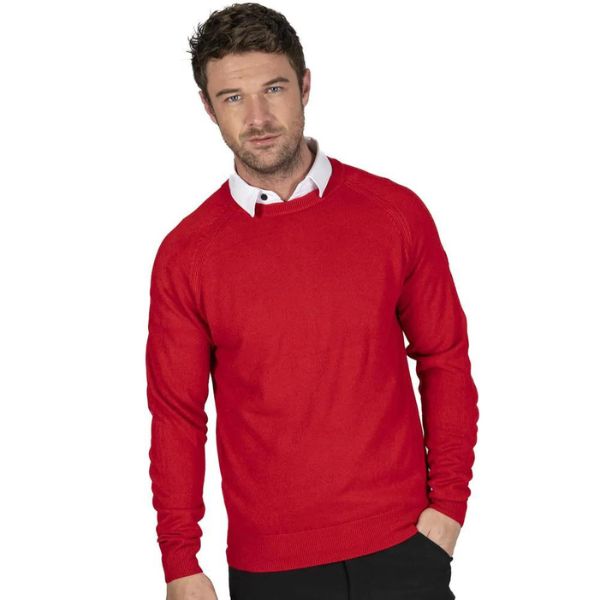 Glenmuir Mens Morar Lambswool Crew Neck Sweater