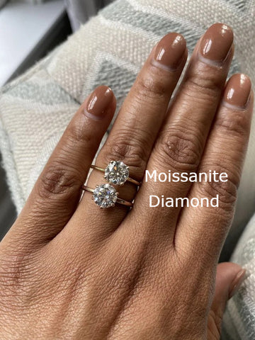 Moissanite vs Diamond