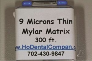Mylar Matrix roll - 9 Microns Thin - by Ho Dental Company