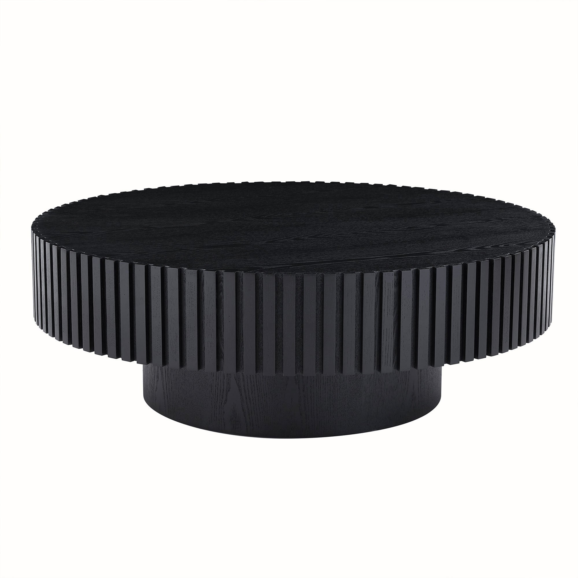 Modern Handcraft Drum Coffee Table