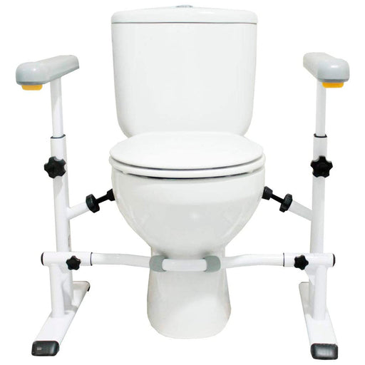 KMINA - Elevador WC Adulto con Reposabrazos (10 cm, Blando), Alzador WC  Adulto con Tapa, Adaptador WC Mayores, Asiento Elevador WC, Alza WC para