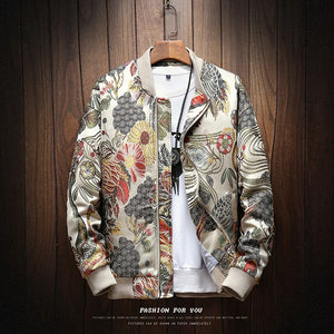 2022 New Japanese Embroidery Men's Jacket Coat Men's Hip Hop Street Clothing Men's Jacket Bomber Jacket Men's Clothing Plus size - This and That!