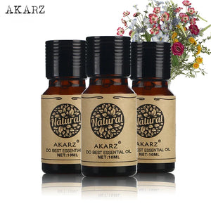 AKARZ Aromatherapy Essential Oil Sets - Neroli, Helichrysum, Ambergris - Spa, Massage, Bath - Skin Face Care - 10ml*3 - This and That!