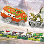 Racing Dinosaur Train Set™ | Fantasievolles Zugspiel für beispiellosen Spielspaß | Enthält einen zusätzlichen KOSTENLOSEN Dino Waggon im Wert von 19,95 €.