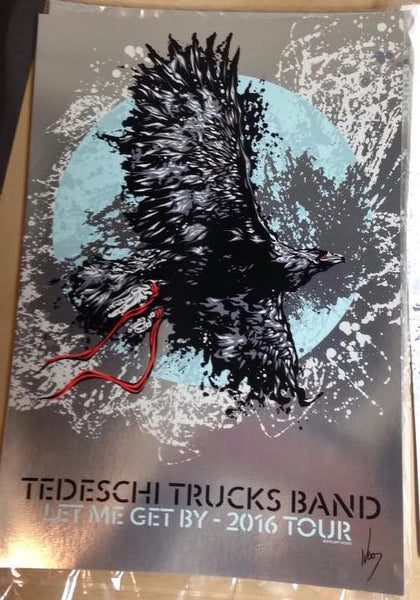 2016 Tedeschi Trucks Band Let Me Get By Tour Print All Variants Zen Dragon Gallery 
