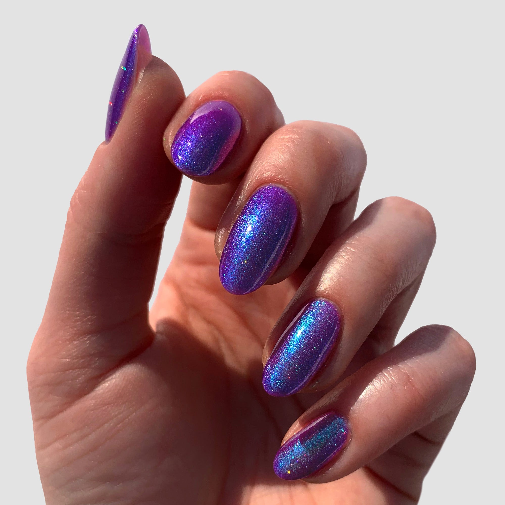 blue ray nail wrap | 22 hoMElistic nails