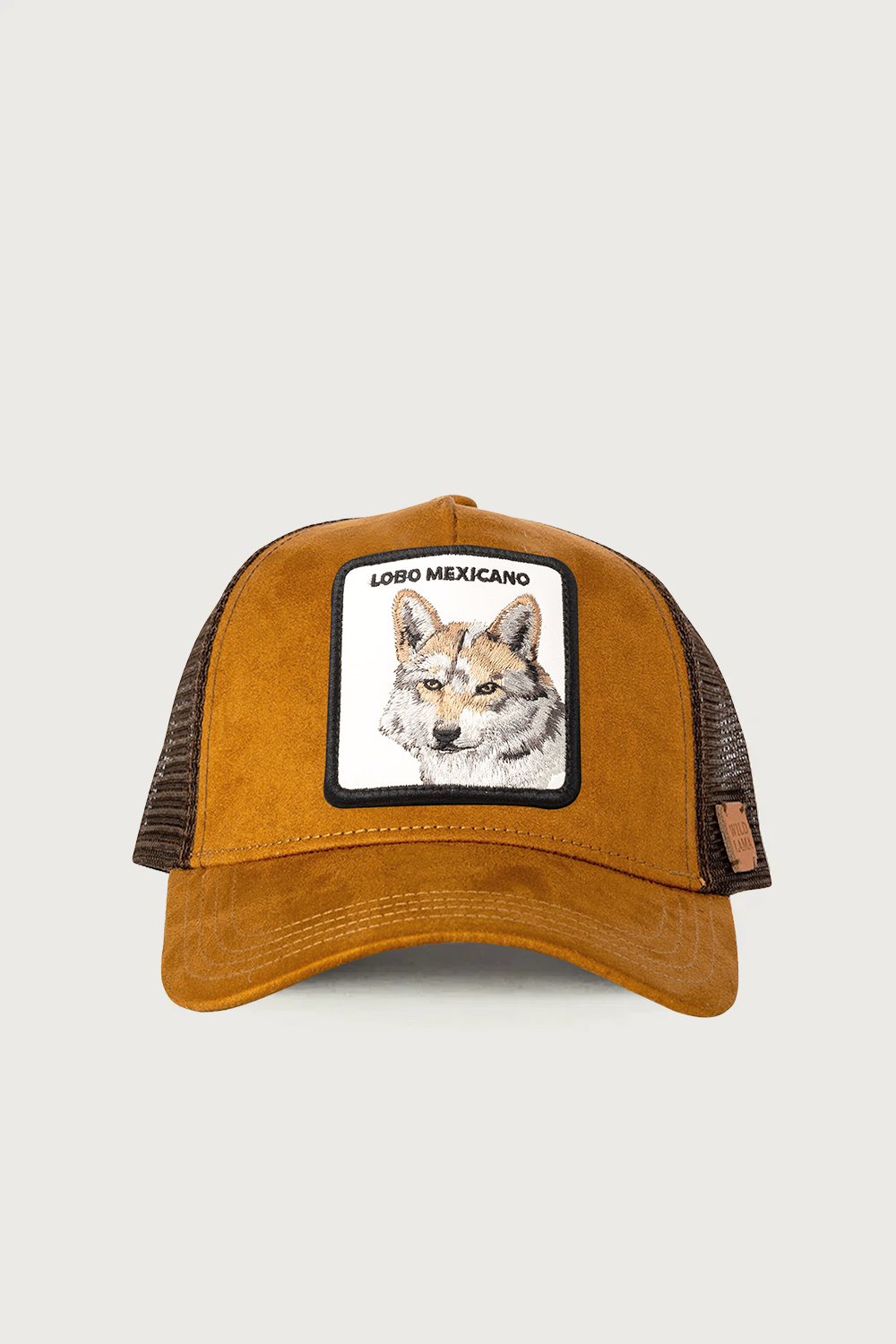 Gorra Lobo Mexicano Suede Café - Wild Lama Mexico product image