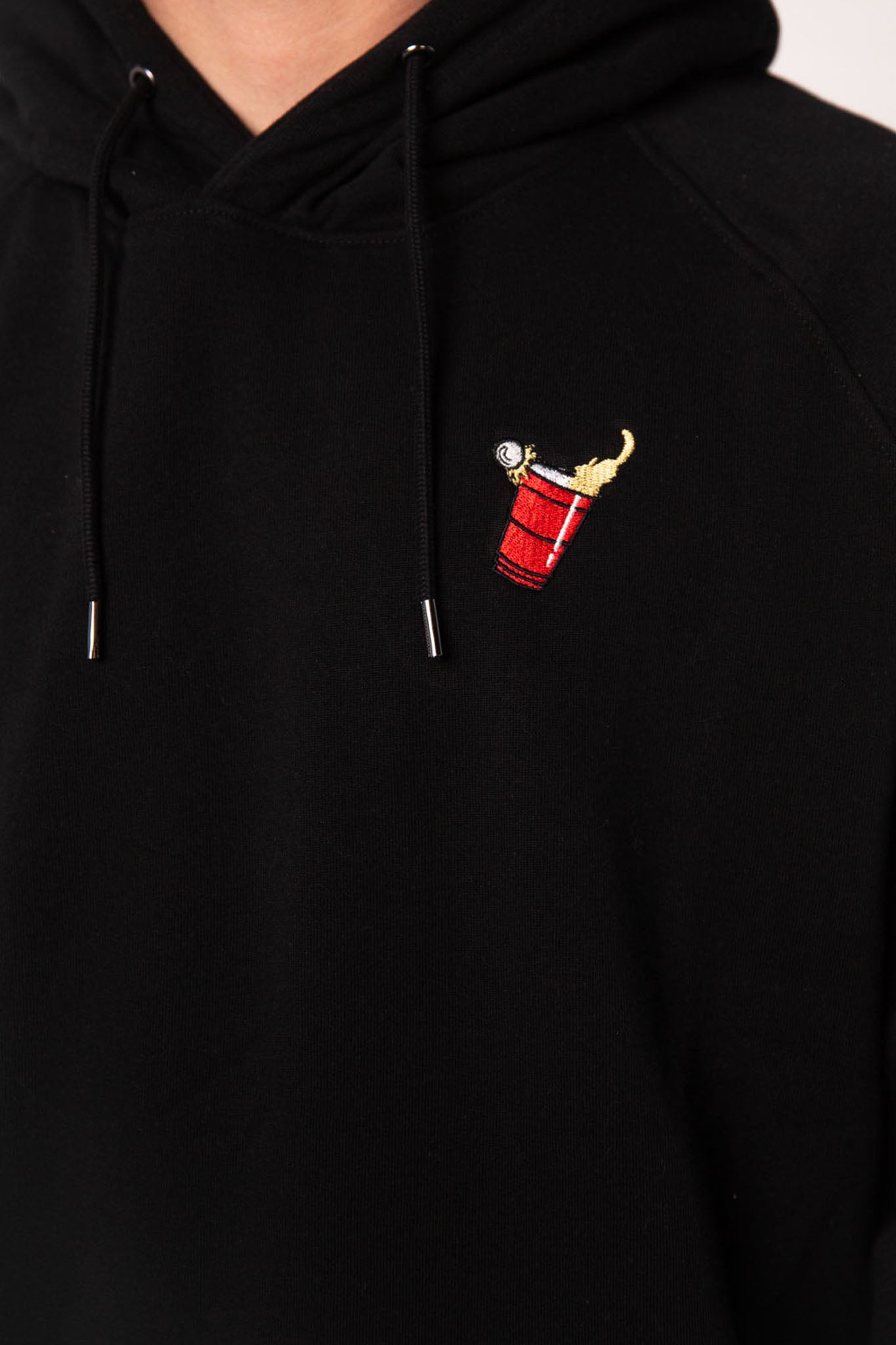 Beerpong Edge Hit | Embroidered Organic Cotton Women's Hoodie