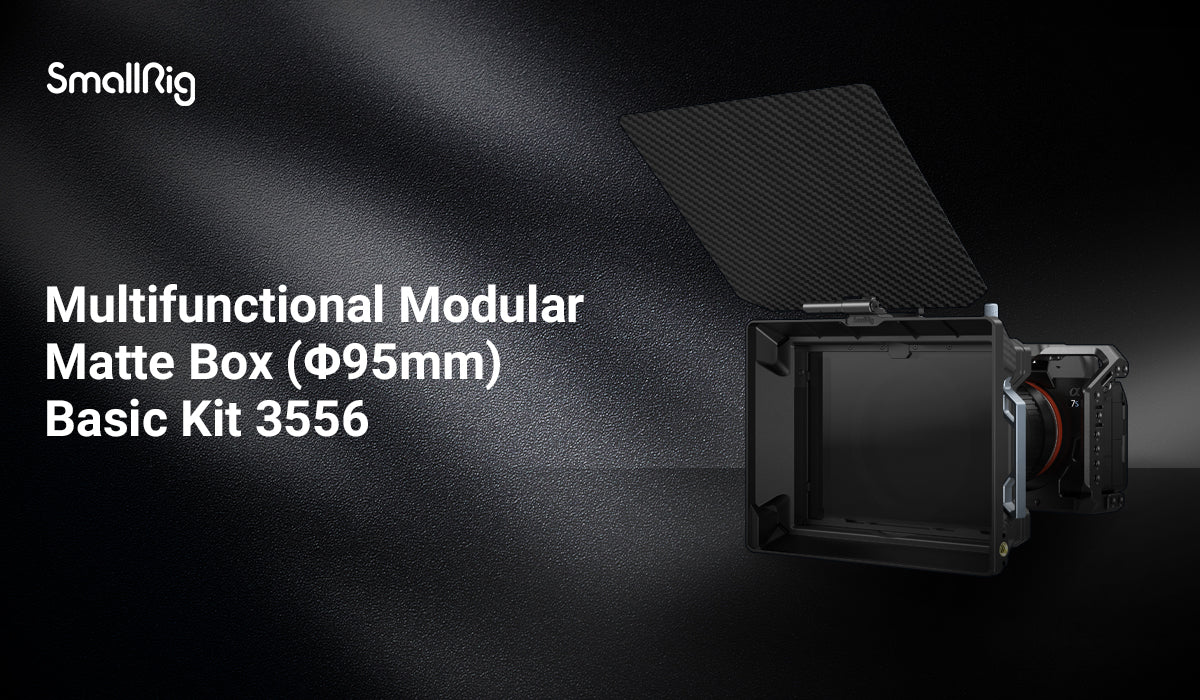 SMALLRIG Matte Box, Star-Trail Lightweight Multifunctional Modular Basic  Kit, with 4 x 5.65 Filter Frame, Adapter Ring, Top Flag, for DSLR  Mirrorless