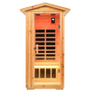 Garner-901VS 1 Person Outdoor Infrared Sauna in Fir | Clearance Price + Coupon | The Popular