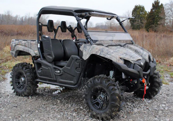 Aussie Powersports Flip Windshield - Yamaha Viking