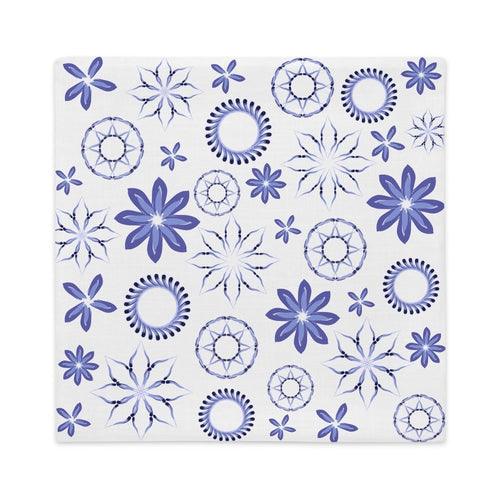 Flower Snowflakes Premium Pillow Case-Magge Style