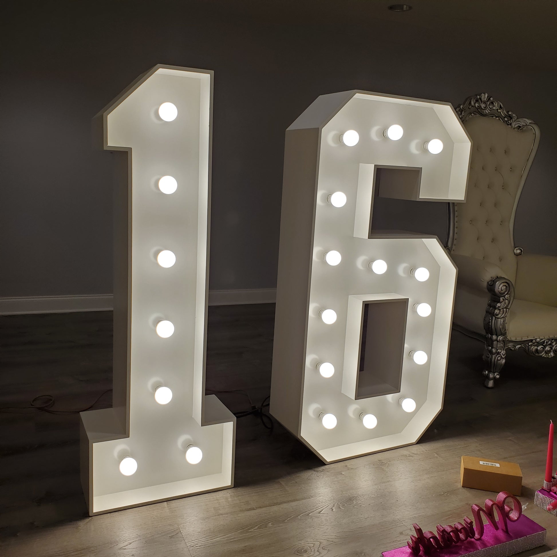 5 ft marquee numbers