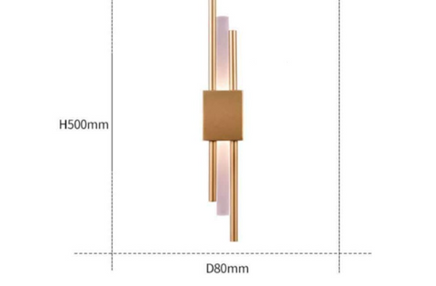 Modern Light Luxury Bedroom Copper Wall Lamp