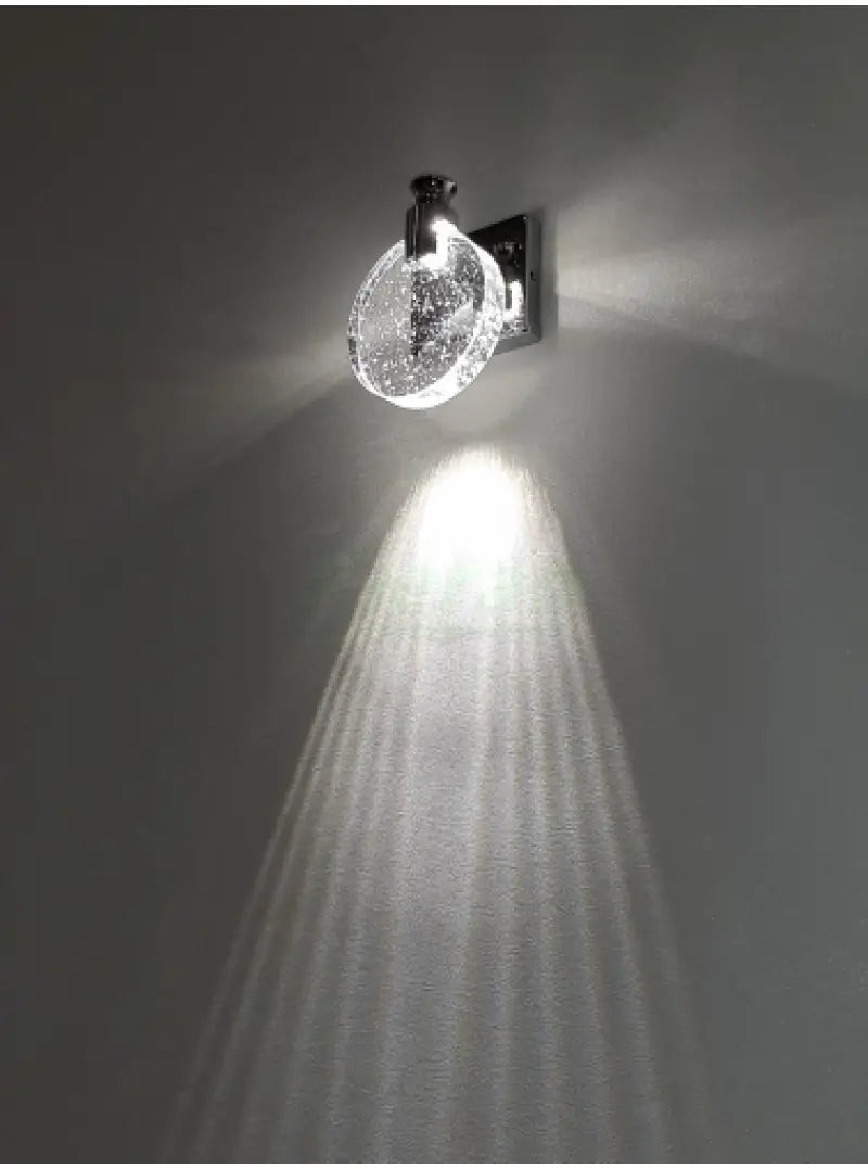 Simple Crystal LED Wall Lamp for Bathroom Bedroom