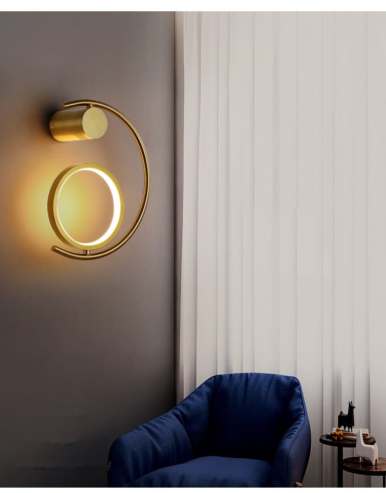 Luxury creative LED Bedside wall lamp