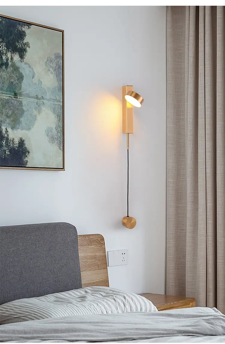 Modern LED Wall Lamps with Rotation Sconce Light for Bedside