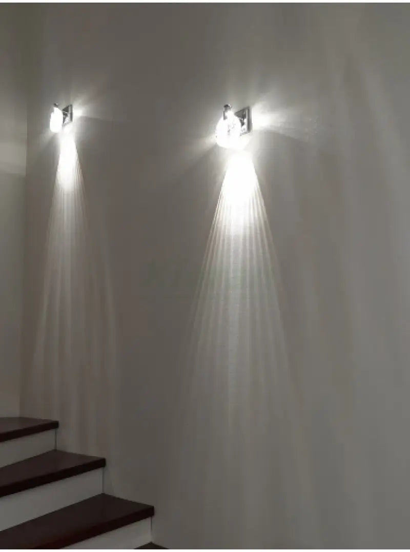 Simple Crystal LED Wall Lamp for Bathroom Bedroom