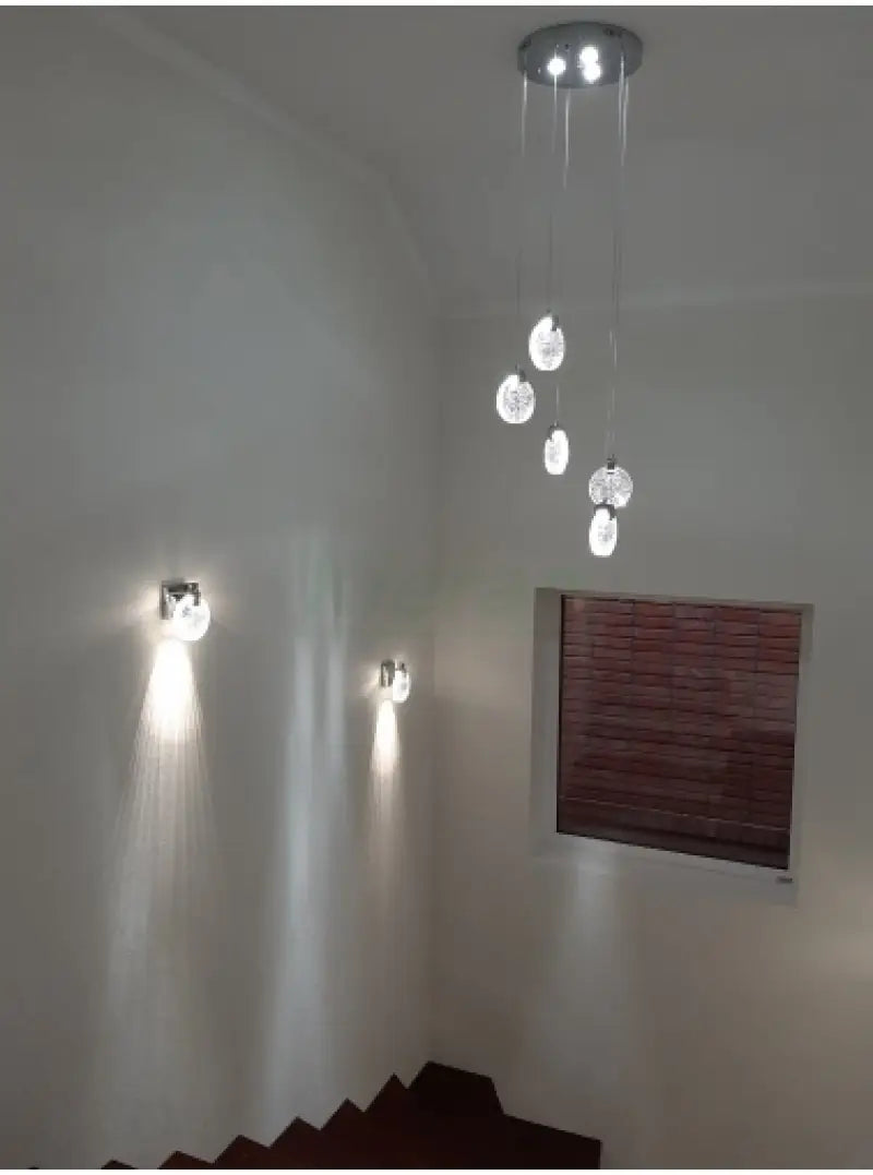 Simple Crystal LED Wall Lamp for Bathroom Bedroom