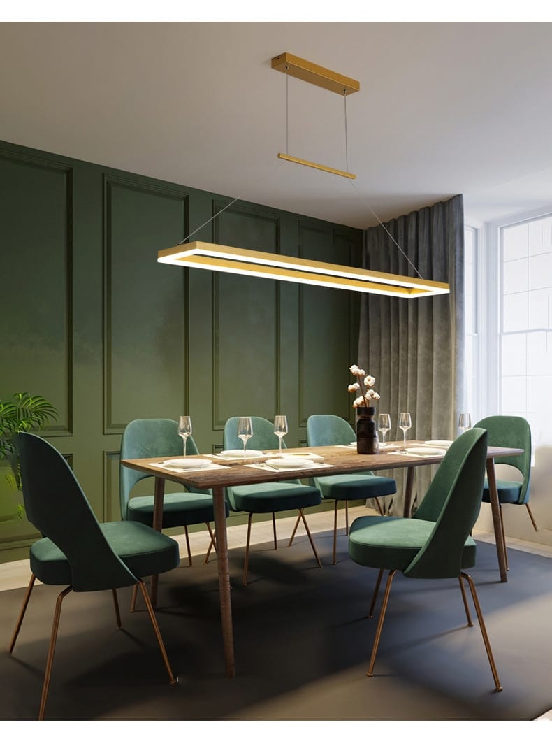 Solis - Modern Rectangle LED Pendant Lights