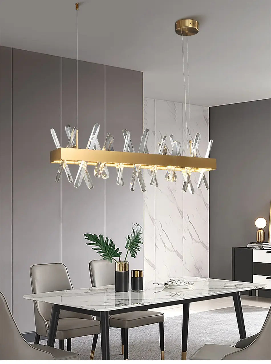 Crysta - Modern Crystal Chandelier For Living Room Dining