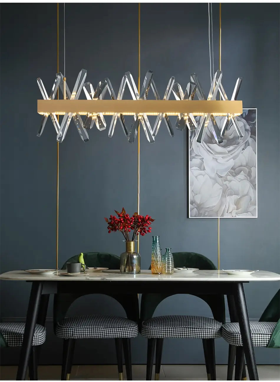 Crysta - Modern Crystal Chandelier For Living Room Dining