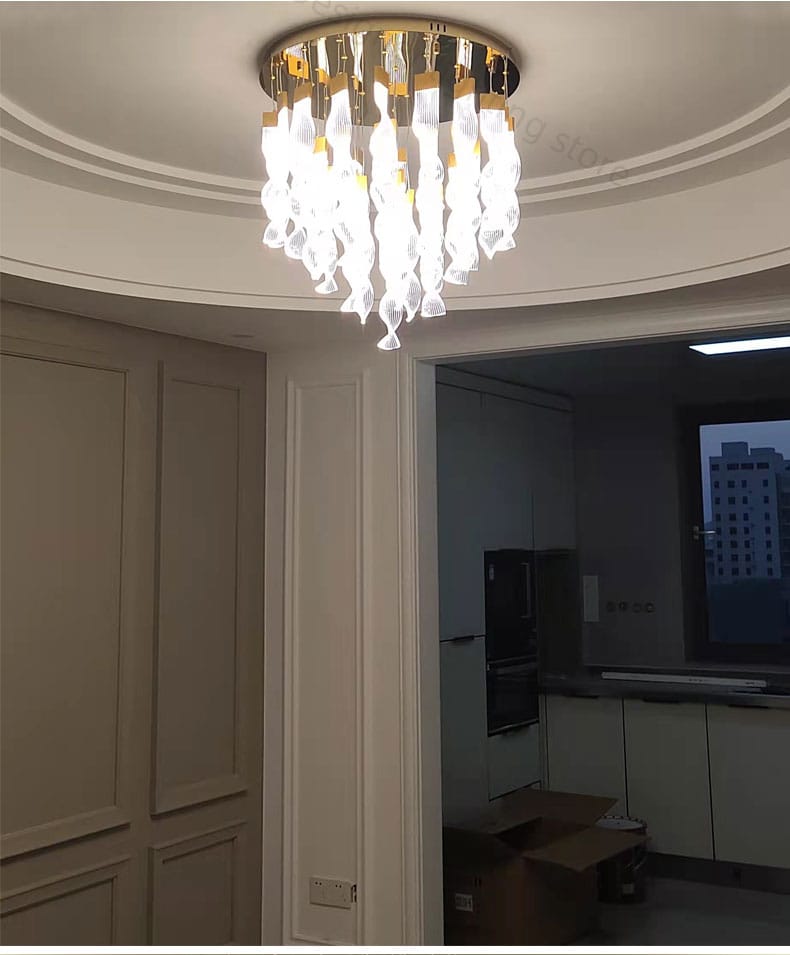 Alura - Designer Spiral chandelier