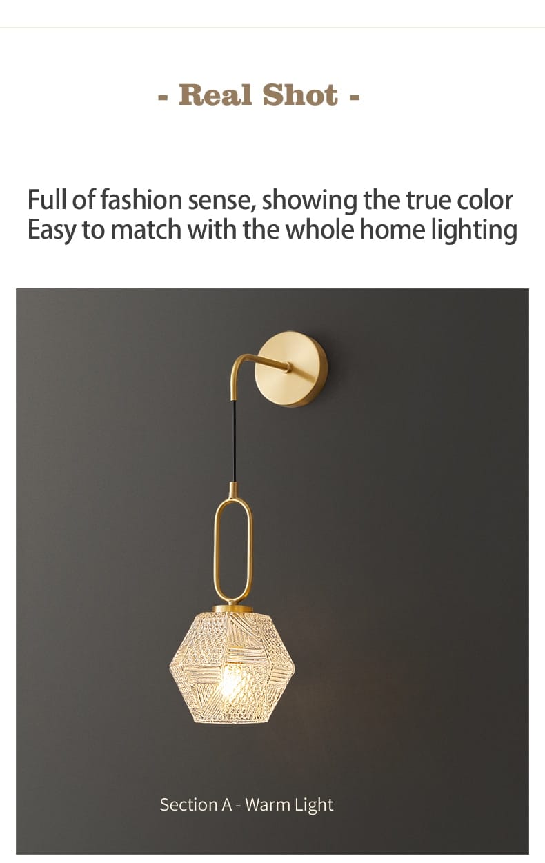 Haleh - Nordic Postmodern Luxury LED Wall Lamp