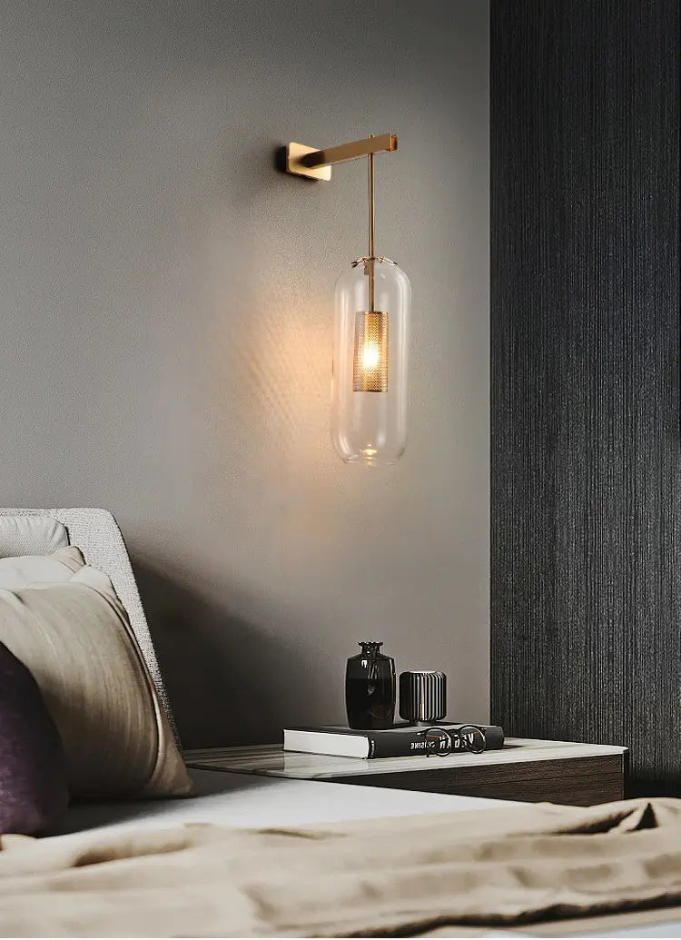 Nordic Modern Decor Glass Lampshade for Bedroom Study Room