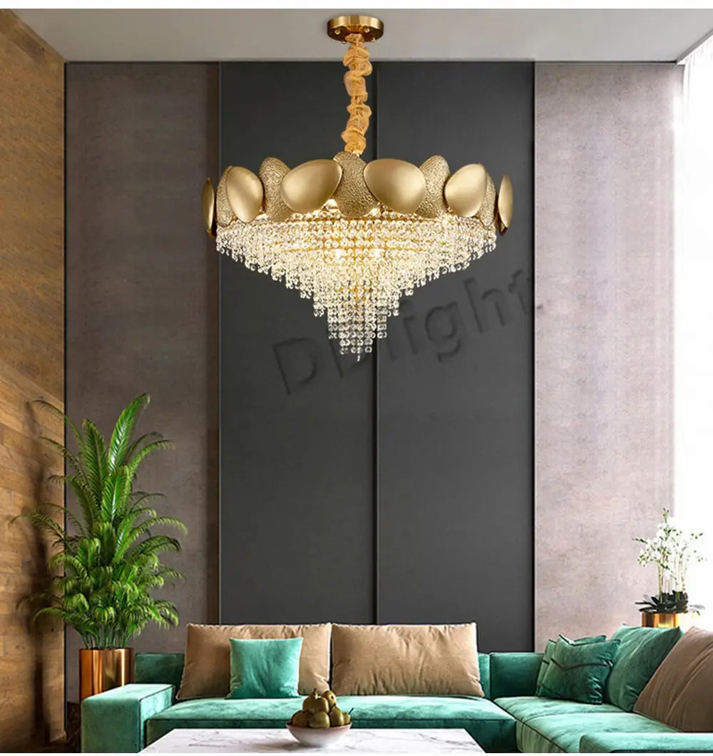 Lizzie - Crystal Luxury Tassels LED Ceiling Chandelier