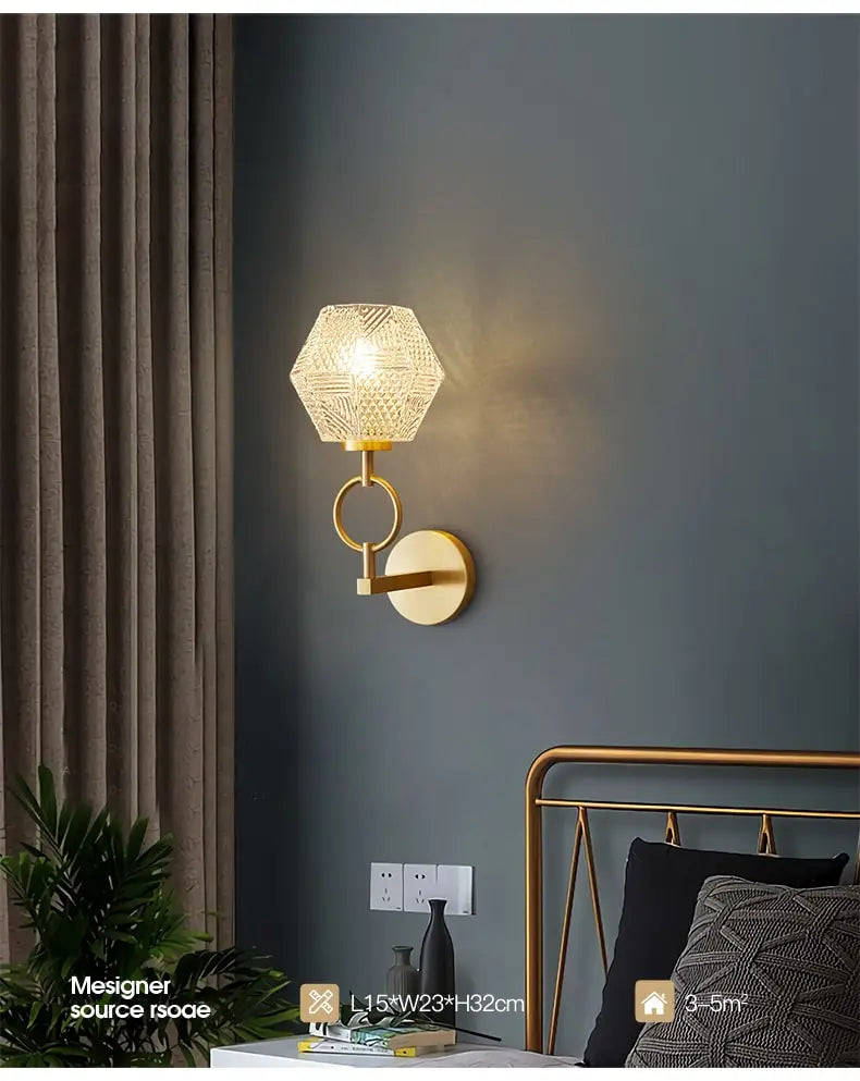 Haleh - Nordic Postmodern Luxury LED Wall Lamp
