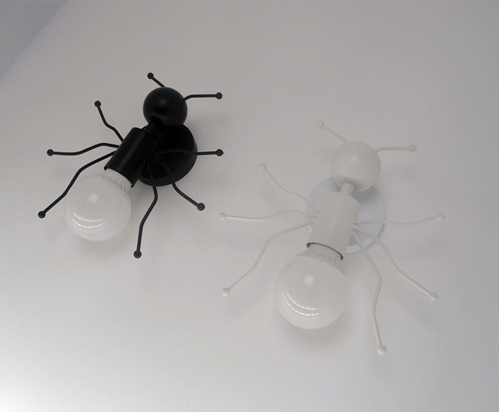 Modern Creative Minimalism Metal Robot Ants Lamps for Kids