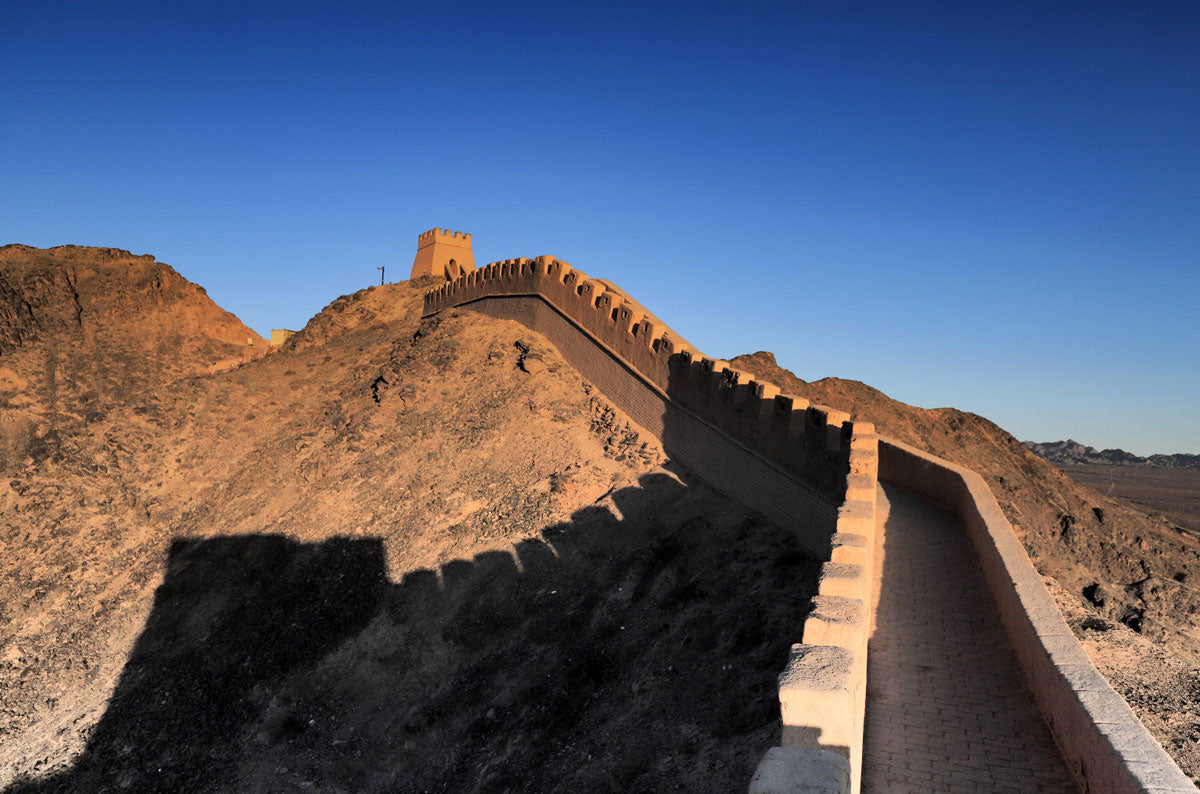 The city walls of Jiayuguan
