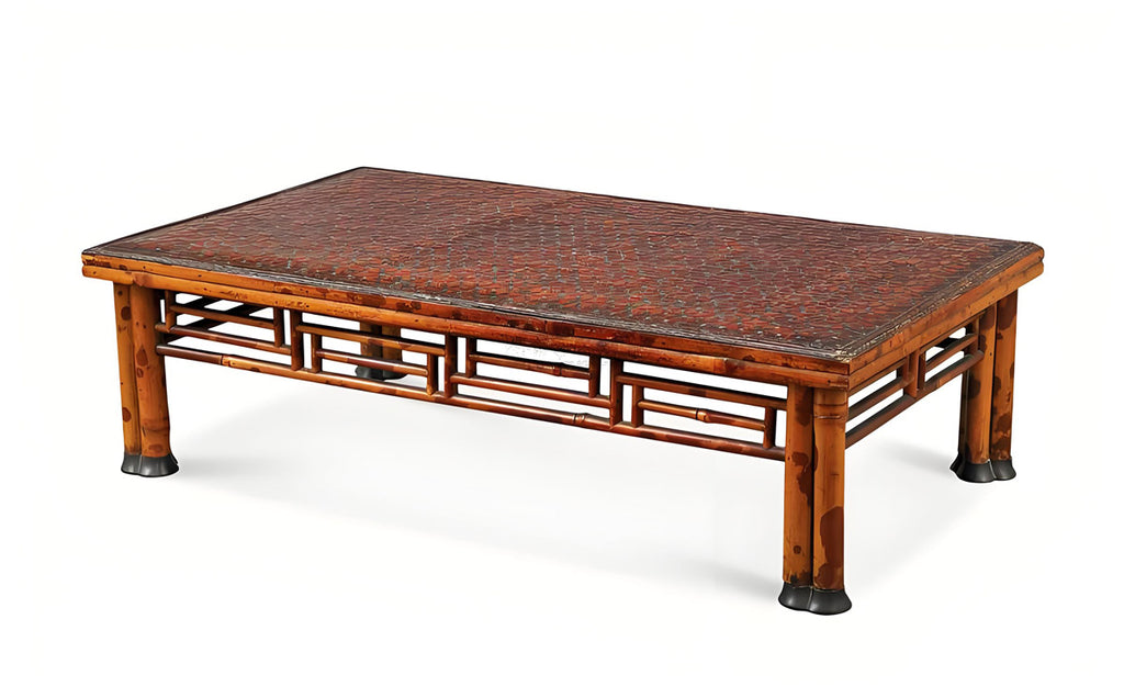 Bamboo tea table from the Qing Dynasty