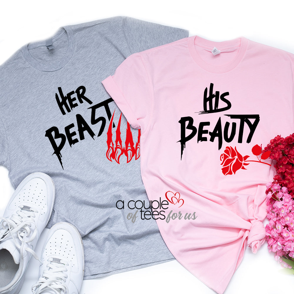 The Beast & The Beauty Set – A Couple Of Tees For Us