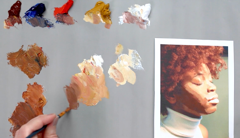 How to Mix Flesh Tones in Oil Paint Using a Modified Limited Palette