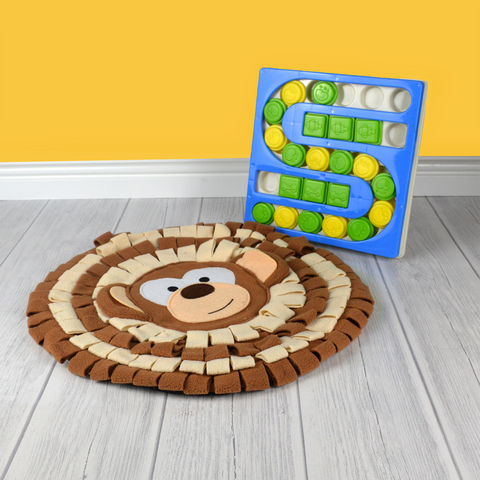 Snuffle Mat and Puzzle Feeder 