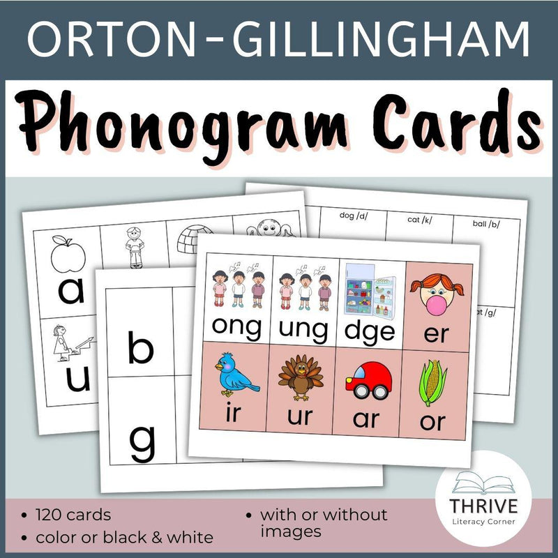 Phonogram Cards - Sound Spelling Cards - Phoneme Grapheme Spelling Car ...