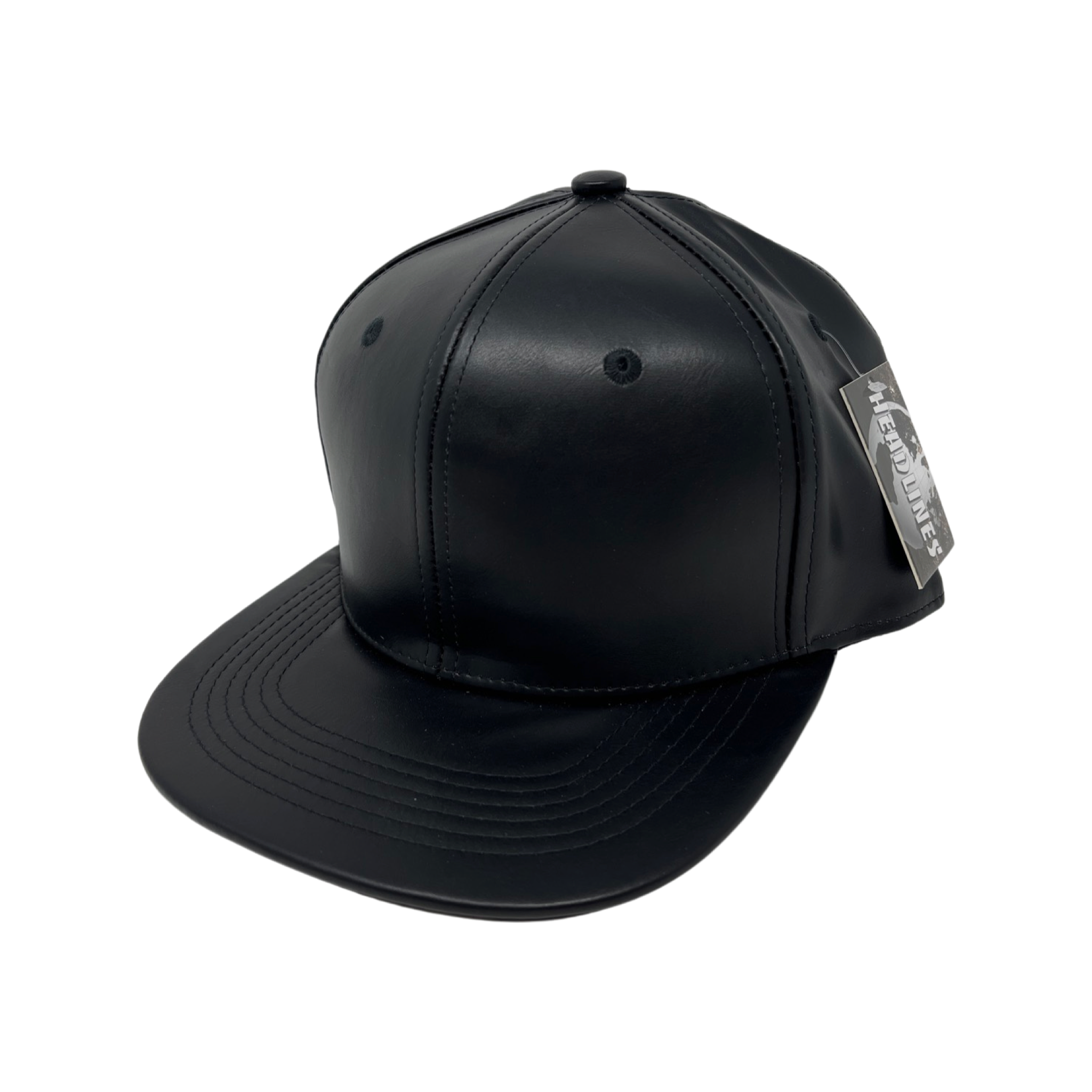 leather bill snapback