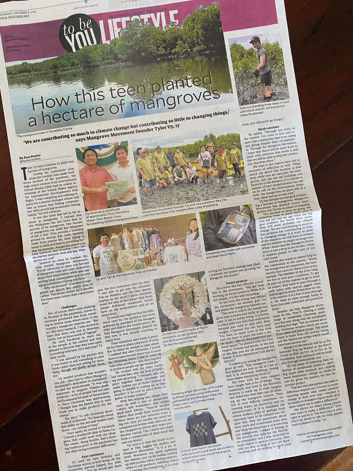 Mangrove Movement Inquirer Feature