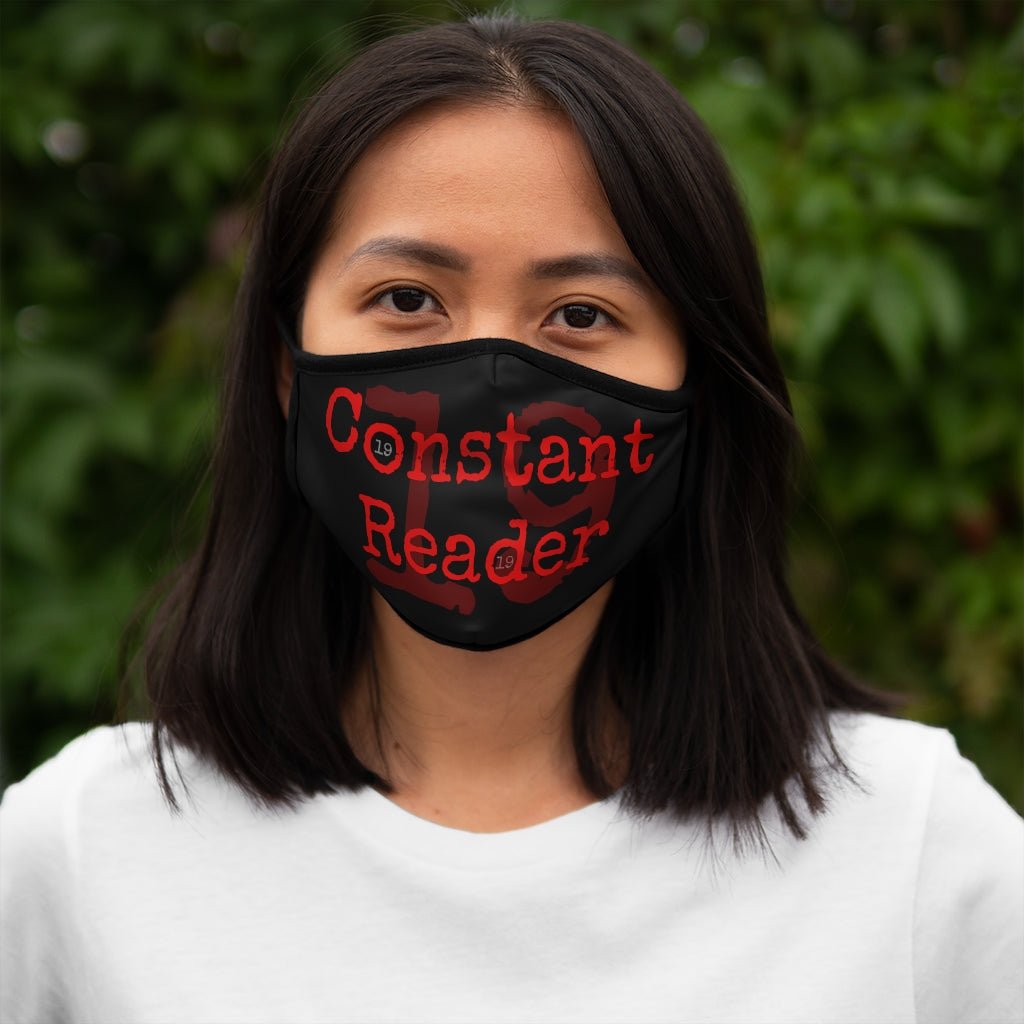 Constant Reader Mask, Stephen Fan Fitted Polyester Mask ConstantReaders