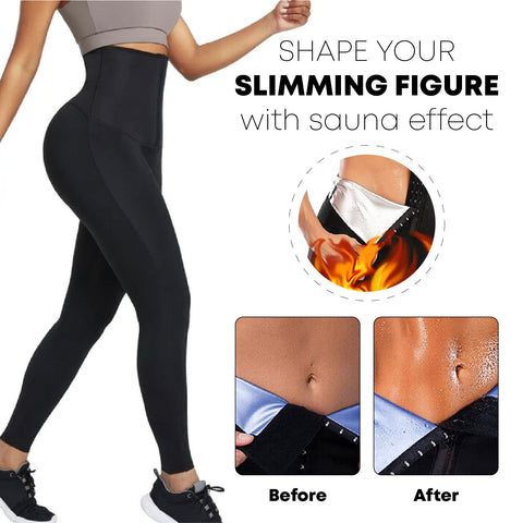 HotSweat WaistTrainer BodyShaper Leggings 