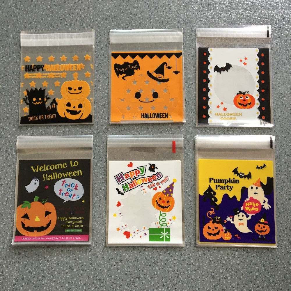 Happy Halloween Cookie Candy bread packaging bag
