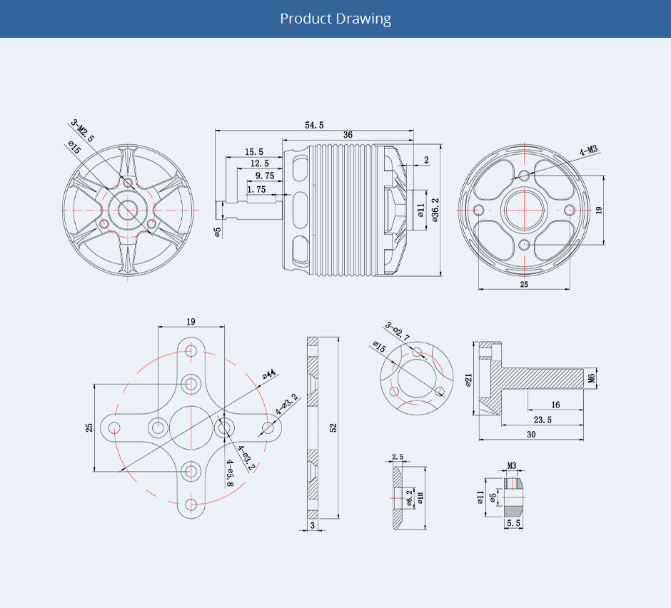 TMOTOR-Fixed-Wing-Brushless-Motor-AS2814